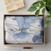 Schöne hellblaue Wildblume Seidenpapier (Geschenk)