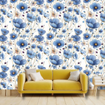 Schöne hellblaue Wildblume