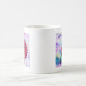 Schöne, helle Blume Kaffeetasse (Mittel)