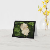 Schöne, helle Hibiskus-Grußkarte Karte (Gelbe Blume)