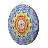 Schöne, helle Mosaiksteinblume Dartscheibe (Vorderseite rechts)