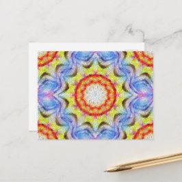 Schöne, helle Mosaiksteinblume Postkarte