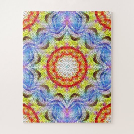 Schöne, helle Mosaiksteinblume Puzzle (Vertikal)