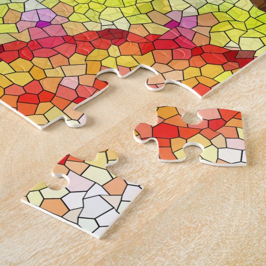 Schöne, helle Mosaiksteinblume Puzzle (Seite)