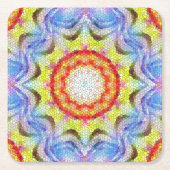 Schöne, helle Mosaiksteinblume Rechteckiger Pappuntersetzer (Vorderseite)