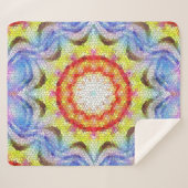 Schöne, helle Mosaiksteinblume Sherpadecke (Vorderseite (Horizontal))