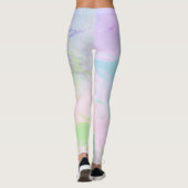 Schöne helle Pastel farbig Leggings (Rückseite)