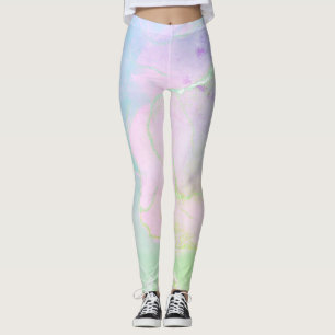 Schöne helle Pastel farbig Leggings