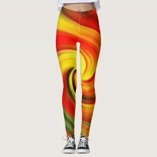 Schöne helle Spirale Leggings