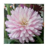 Schöne hellpurpurne Dahlie-Blume Fliese (Vorderseite)