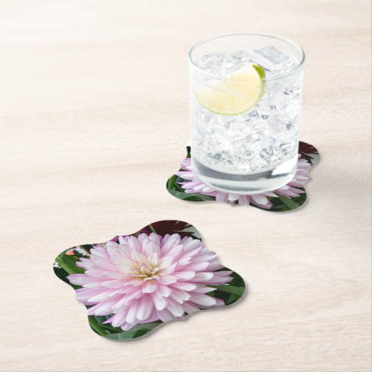 Schöne hellpurpurne Dahlie-Blume Untersetzer (Vor Ort)