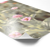 Schöne hellrosa Blume Blossom Blumenstrauß Fotodruck (Ecke)