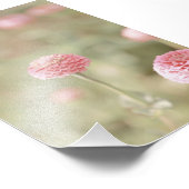 Schöne hellrosa Blume Blossom Blumenstrauß Fotodruck (Ecke)