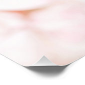 Schöne hellrosa Blume Blossom Blumenstrauß Poster (Ecke)