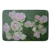 Schöne hellrosa Rose Badematte (Vorderseite)