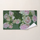 Schöne hellrosa Rose Badhandtuch Set (Handtuch)