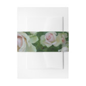 Schöne hellrosa Rose Einladungsbanderole (Vorderseite Beispiel)