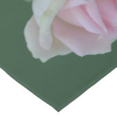 Schöne hellrosa Rose Kurzer Tischläufer (Ecke)