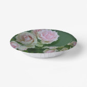 Schöne hellrosa Rose Pappteller (Gewinkelt)