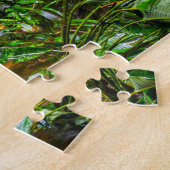 Schöne Herberge Regenwald Wasserfall Natur Puzzle (Seite)