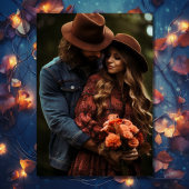 Schöne Herbst-Blume fallen florales Hochzeitsfest Save The Date