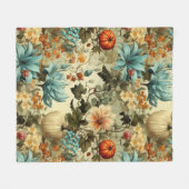 Schöne Herbst-Ernte-Stimmung Fleece-Decke Fleecedecke (Vorderseite (Horizontal))