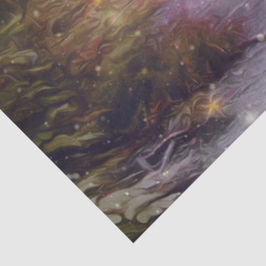 Schöne Herbst Fantasy Forest Dekoupage Seidenpapier (Ausschnitt)