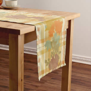 Schöne Herbst-/Thanksgiving-Tischdecke mit Läufer