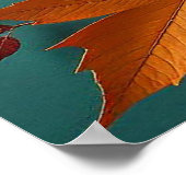 Schöne Herbstapplikation Poster (Ecke)