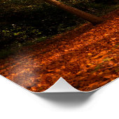 Schöne Herbstbäume Poster (Ecke)