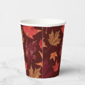 Schöne Herbstdekoration lässt das Party stehen Pappbecher (Rechts)