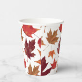 Schöne Herbstdekoration lässt das Party stehen Pappbecher (Rechts)