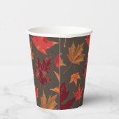 Schöne Herbstdekoration lässt das Party stehen Pappbecher (Rechts)