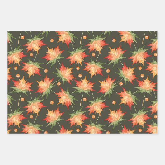 Schöne Herbstfarben Blätter (Vorderseite)