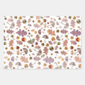 Schöne Herbstfarben Geschenkpapier Set (Vorderseite)
