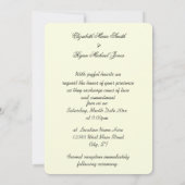 Schöne Herbstfarben, Herbsthochzeit Einladung (Rückseite)