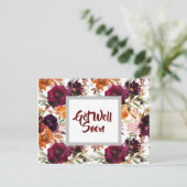 Schöne Herbstfarben werden gut Postkarte (Stehend Vorderseite)