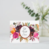 Schöne Herbstfarben werden gut Postkarte (Stehend Vorderseite)