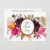 Schöne Herbstfarben werden gut Postkarte (Vorne/Hinten)