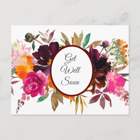 Schöne Herbstfarben werden gut Postkarte (Vorderseite)