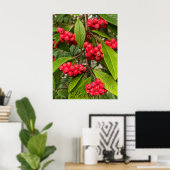 Schöne Herbstfrüchte Hallo-Karte Poster (Heimbüro)