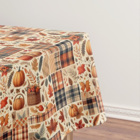 Schöne Herbstkaros Tischdecke (Beispiel)