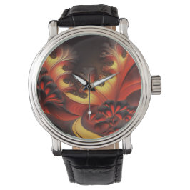 Schöne Herbstkugel gefärbt Newtonbrot Armbanduhr