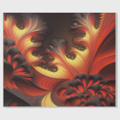 Schöne Herbstkugel gefärbt Newtonbrot Geschenkpapier (Flach)