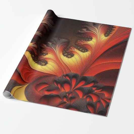 Schöne Herbstkugel gefärbt Newtonbrot Geschenkpapier (Ungerollt)