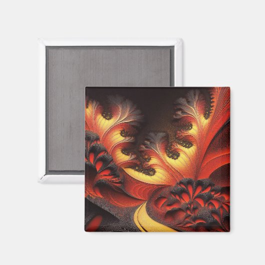 Schöne Herbstkugel gefärbt Newtonbrot Magnet (Vorderseite/Rückseite)