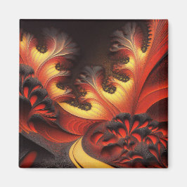 Schöne Herbstkugel gefärbt Newtonbrot Magnet