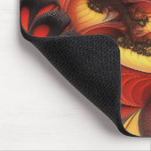 Schöne Herbstkugel gefärbt Newtonbrot Mousepad (Ecke)