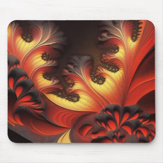 Schöne Herbstkugel gefärbt Newtonbrot Mousepad (Vorne)