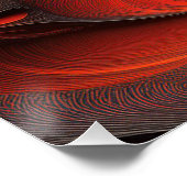 Schöne Herbstkugel gefärbt Newtonbrot Poster (Ecke)